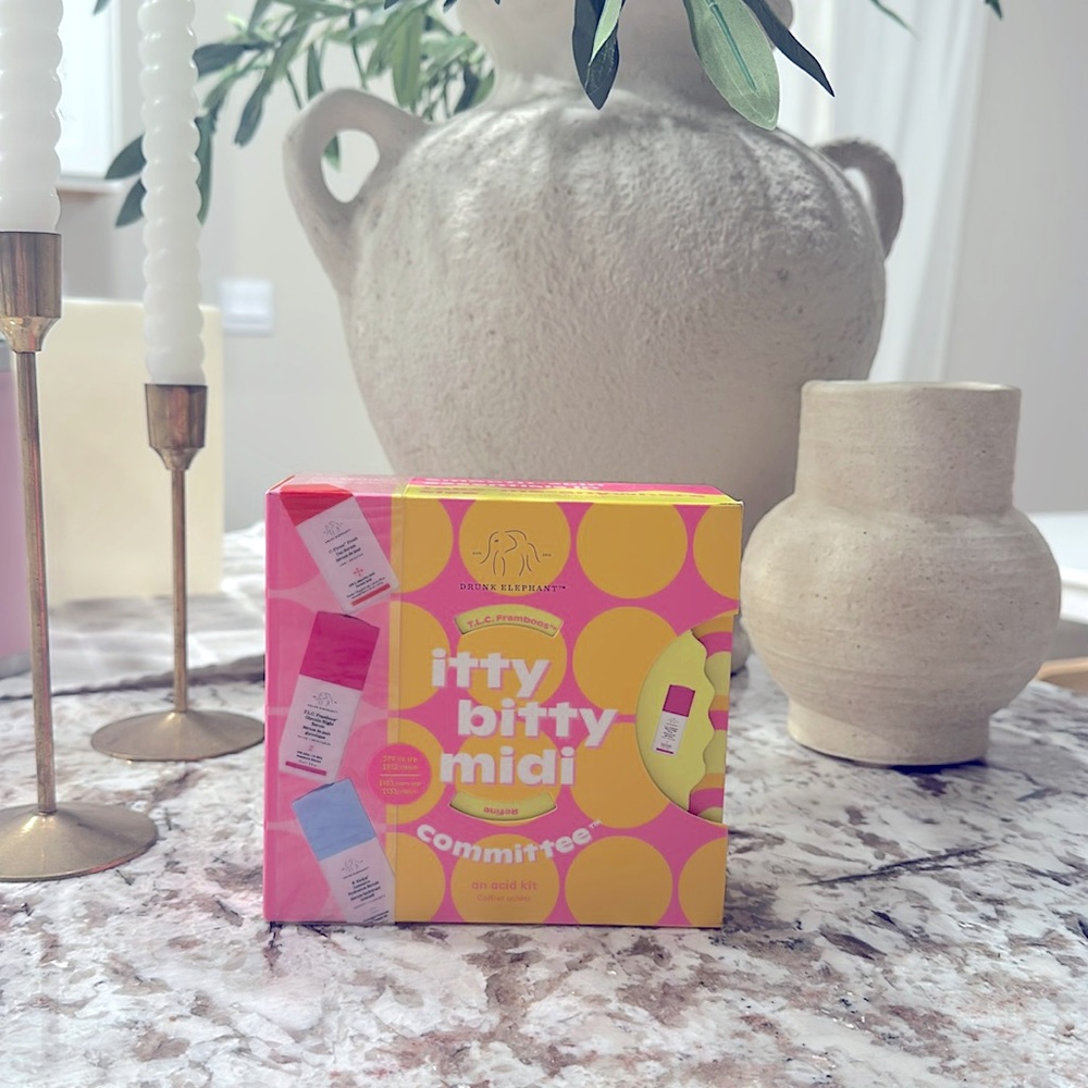 NEW Drunk Elephant Itty Bitty Midi Committee Serum Trio